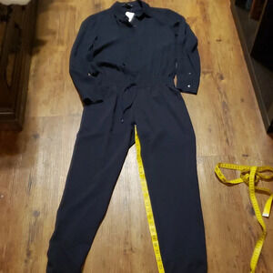 Vince NWT navy blue romper jumpsuit sheer